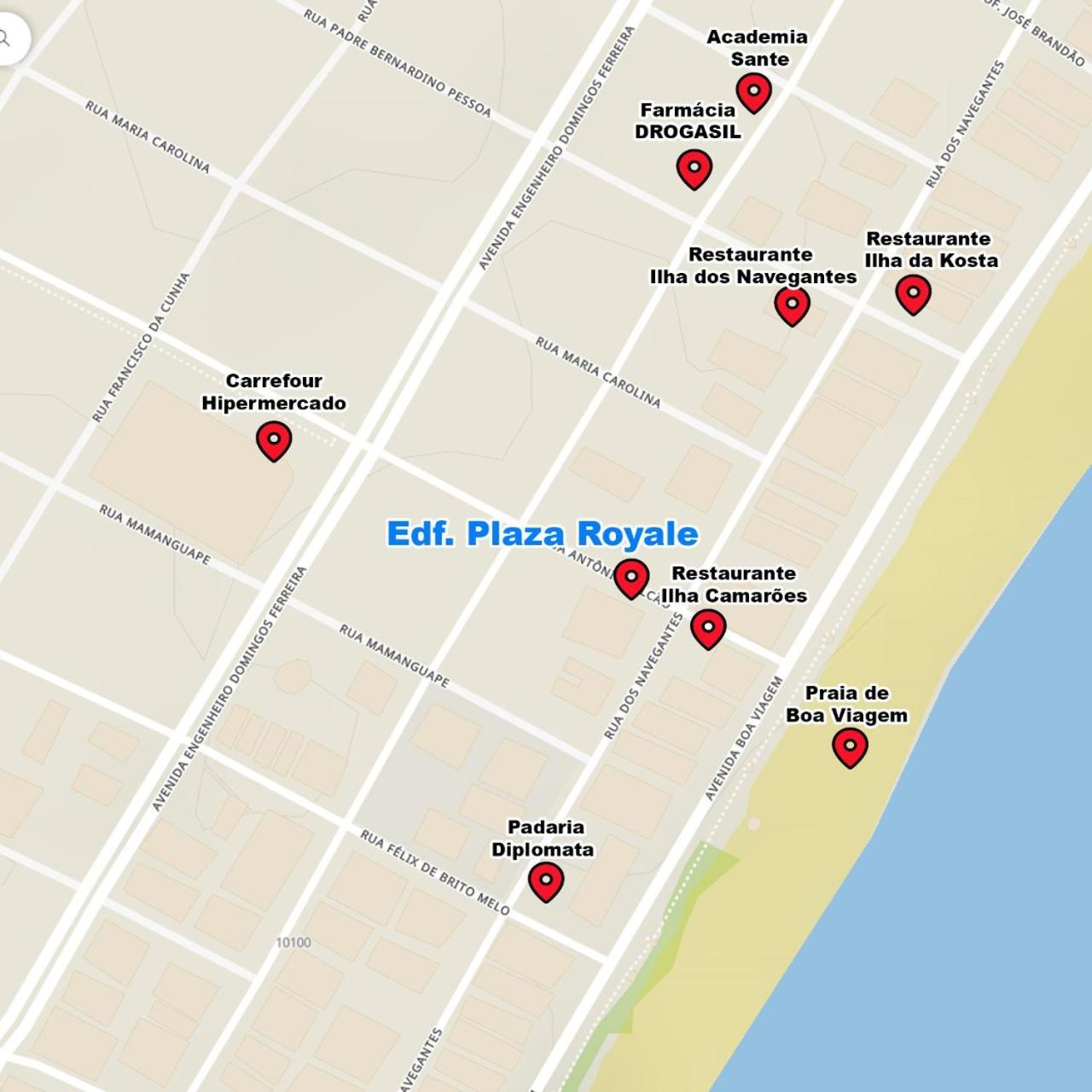 Apartamento, Vista Mar, Praia De Boa Viagem, Hospedes Exigentes! Recife Ngoại thất bức ảnh
